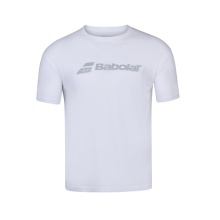 Babolat Trainings-Tshirt Exercise Club (60% Baumwolle) 2021 weiss Herren